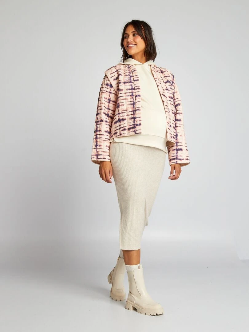 Sudadera De Lactancia Con Capucha - Beige 6 Sudadera De Lactancia Con Capucha - Beige - Imagen 4