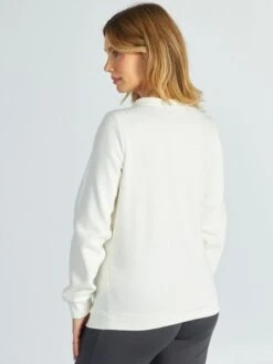 Sudadera De Lactancia Con Cuello Redondo - WHITLOV -TrendyModa Ventas sudadera de lactancia con cuello redondo whitlov akq72 3 frb4