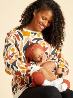 Sudadera De Lactancia De Chándal - BEIGE -TrendyModa Ventas sudadera de lactancia de chandal beige akq74 2 frb4