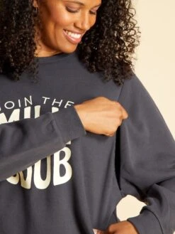 Sudadera De Lactancia De Chándal - GRIS 11 Sudadera De Lactancia De Chándal - GRIS -TrendyModa Ventas sudadera de lactancia de chandal gris akq74 1 frb3