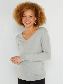 Sudadera De Lactancia - GRIS