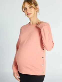 Sudadera De Lactancia - NARANJA