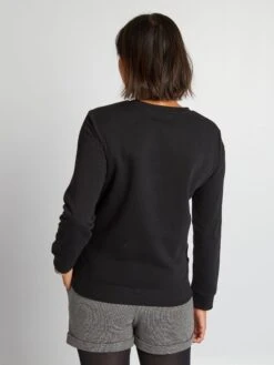 Sudadera De Lactancia - Negro 10 Sudadera De Lactancia - Negro -TrendyModa Ventas sudadera de lactancia negro akq62 1 frb3