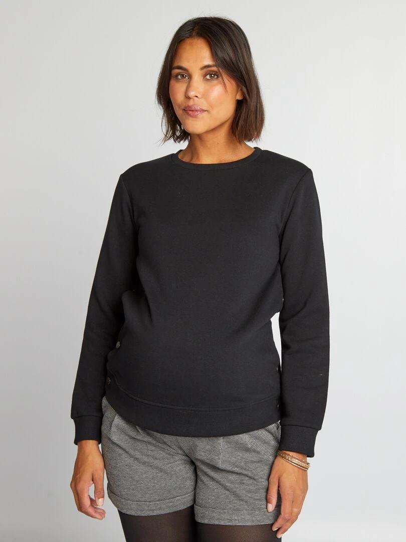 Sudadera De Lactancia - Negro 8 Sudadera De Lactancia - Negro - Imagen 6
