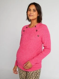 Sudadera De Lactancia - ROSADO MORADO -TrendyModa Ventas sudadera de lactancia rosado morado ajm75 4 frb5