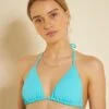 Sujetador De Bikini De Triángulo - Azul Curasao -TrendyModa Ventas sujetador de bikini de triangulo azul curasao zq282 1 frb1