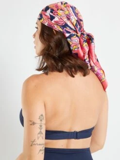 Sujetador De Bikini De Triángulo Premamá - Negro Iris -TrendyModa Ventas sujetador de bikini de triangulo premama negro iris zq212 1 frb4