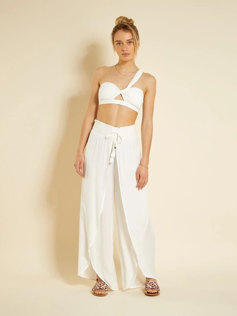 Sujetador De Bikini Tipo Bandeau - Blanco 3 Sujetador De Bikini Tipo Bandeau - Blanco