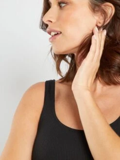 Sujetador De Bikini Tipo Top De Premamá - Negro -TrendyModa Ventas sujetador de bikini tipo top de premama negro zq209 1 frb4