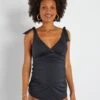 Tankini De Premamá - Negro -TrendyModa Ventas tankini de premama negro zp158 1 frb1