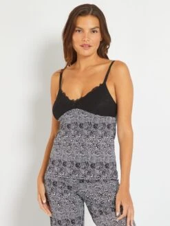 Top 'Envie De Lingerie' - Negro/blanco 9 Top 'Envie De Lingerie' - Negro/blanco -TrendyModa Ventas top envie de lingerie negroblanco zg663 1 frb4