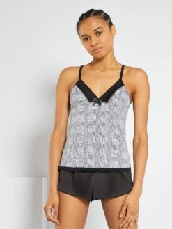 Top + Short 'Envie De Lingerie' - Negro