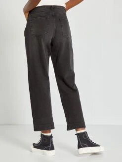 Vaquero Boyfriend - 5 Bolsillos - NEGRO -TrendyModa Ventas vaquero boyfriend 5 bolsillos negro zk751 1 frb3