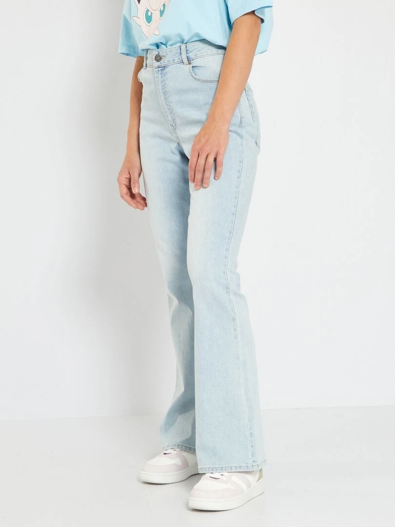 Vaquero Flare Efecto Destroy - Azul 6 Vaquero Flare Efecto Destroy - Azul - Imagen 4