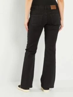 Vaquero Flare Premamá - NEGRO -TrendyModa Ventas vaquero flare premama negro ada06 1 frb3