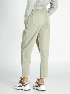 Vaquero Mom Con Cinturón - Gris -TrendyModa Ventas vaquero mom con cinturon gris aof04 5 frb5