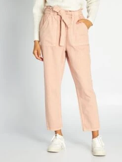 Vaquero Mom Con Cinturón - Rosa 11 Vaquero Mom Con Cinturón - Rosa -TrendyModa Ventas vaquero mom con cinturon rosa aof04 3 frb4