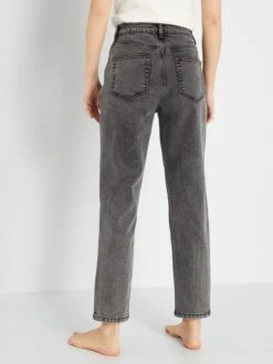 Vaquero Mom Con Talle Muy Alto - L32 - GRIS 9 Vaquero Mom Con Talle Muy Alto - L32 - GRIS -TrendyModa Ventas vaquero mom con talle muy alto l32 gris zk670 3 frb3