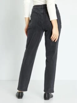 Vaquero Mom Con Talle Muy Alto - L32 - NEGRO 9 Vaquero Mom Con Talle Muy Alto - L32 - NEGRO -TrendyModa Ventas vaquero mom con talle muy alto l32 negro zk670 1 frb3