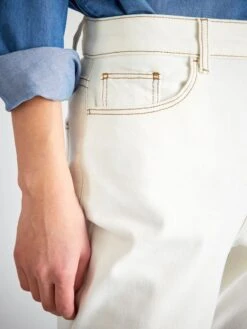 Vaquero Mom Con Talle Muy Alto - L34 - BLANCO -TrendyModa Ventas vaquero mom con talle muy alto l34 blanco zk671 2 frb5