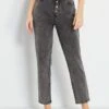 Vaquero Mom Con Talle Muy Alto - L34 - GRIS 1 Vaquero Mom Con Talle Muy Alto - L34 - GRIS -TrendyModa Ventas vaquero mom con talle muy alto l34 gris zk671 3 frb1