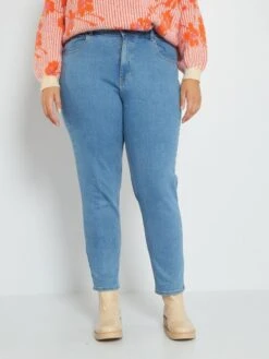 Vaquero Mom Elástico - AZUL 10 Vaquero Mom Elástico - AZUL -TrendyModa Ventas vaquero mom elastico azul zd834 5 frb3