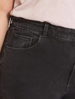 Vaquero Mom Elástico - NEGRO -TrendyModa Ventas vaquero mom elastico negro zd834 1 frb4