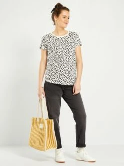 Vaquero Mom Premamá Elástico - NEGRO -TrendyModa Ventas vaquero mom premama elastico negro add64 3 frb2