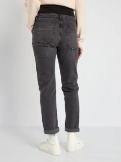 Vaquero Premamá Boyfriend - GRIS -TrendyModa Ventas vaquero premama boyfriend gris zm003 1 frb3