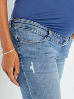 Vaquero Premamá Skinny Fit - Doble Stone -TrendyModa Ventas vaquero premama skinny fit doble stone zk976 1 frb4