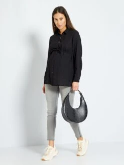 Vaquero Premamá Skinny L28 - GRIS -TrendyModa Ventas vaquero premama skinny l28 gris zm005 4 frb2