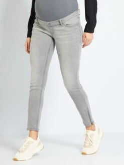 Vaquero Premamá Skinny L28 - GRIS -TrendyModa Ventas vaquero premama skinny l28 gris zm005 4 frb3