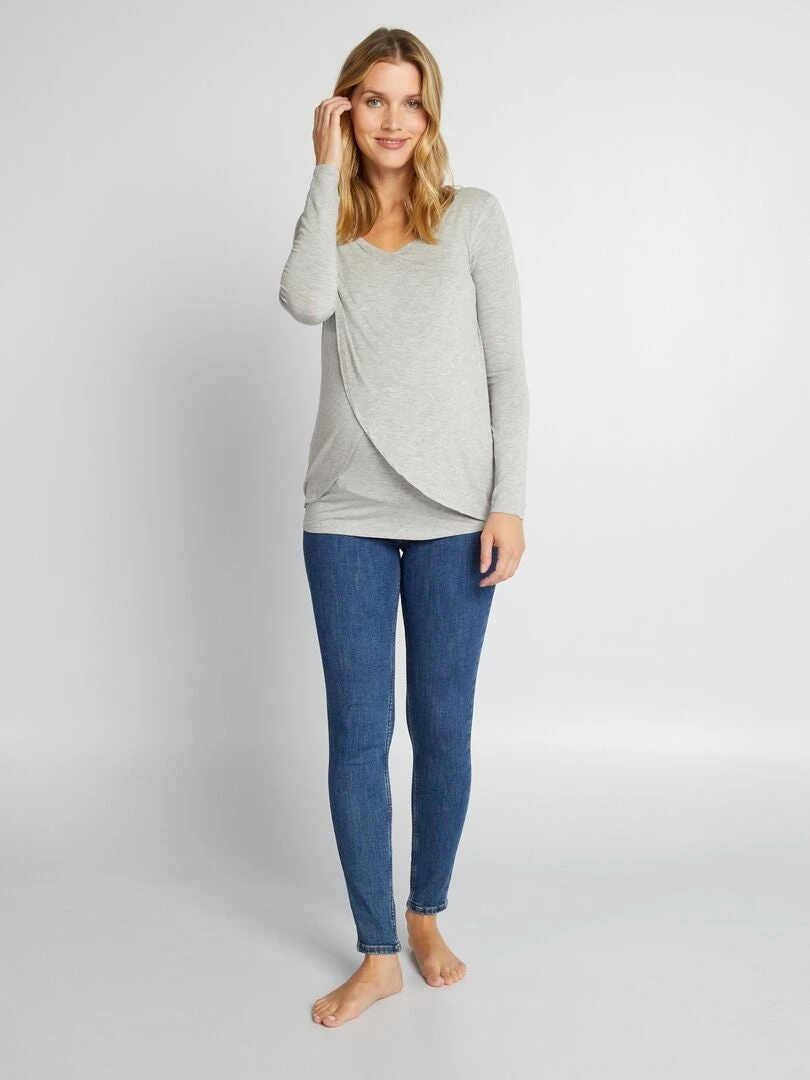 Vaquero Premamá Superelástico - AZUL 3 Vaquero Premamá Superelástico - AZUL