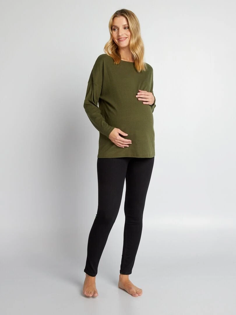 Vaquero Premamá Superelástico - NEGRO 3 Vaquero Premamá Superelástico - NEGRO