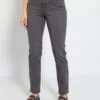 Vaquero Regular De Tiro Alto - L28 - GRIS -TrendyModa Ventas vaquero regular de tiro alto l28 gris zk738 2 frb1