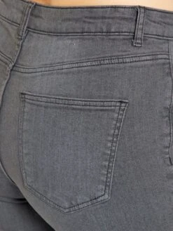 Vaquero Regular De Tiro Alto - L34 - GRIS -TrendyModa Ventas vaquero regular de tiro alto l34 gris zk744 2 frb6