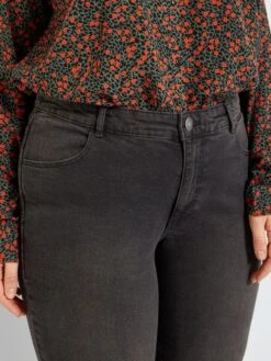 Vaquero Regular Elástico - NEGRO -TrendyModa Ventas vaquero regular elastico negro zk377 1 frb4