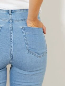 Vaquero Skinny Con Efecto Moldeador - AZUL -TrendyModa Ventas vaquero skinny con efecto moldeador azul wh686 3 frb6