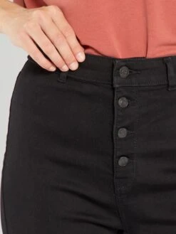 Vaquero Skinny Con Efecto Moldeador - NEGRO -TrendyModa Ventas vaquero skinny con efecto moldeador negro wh686 1 frb4