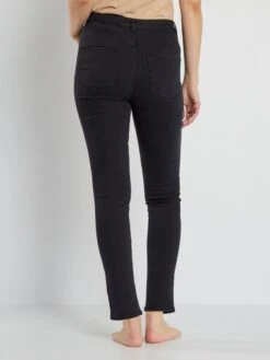 Vaquero Skinny Con Push-up L28 - NEGRO -TrendyModa Ventas vaquero skinny con push up l28 negro zk643 1 frb3