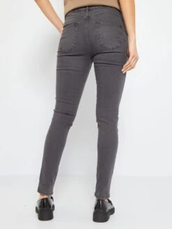 Vaquero Skinny De Talle Alto - L30 - GRIS -TrendyModa Ventas vaquero skinny de talle alto l30 gris zk646 2 frb3