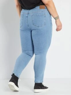 Vaquero Skinny De Tiro Alto - Azul -TrendyModa Ventas vaquero skinny de tiro alto azul acg04 4 frb4