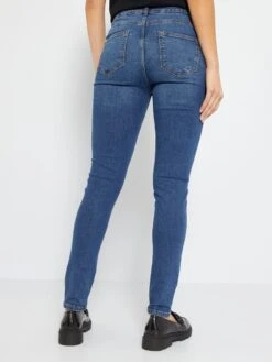 Vaquero Skinny De Tiro Alto - L30 - AZUL -TrendyModa Ventas vaquero skinny de tiro alto l30 azul acf38 3 frb3