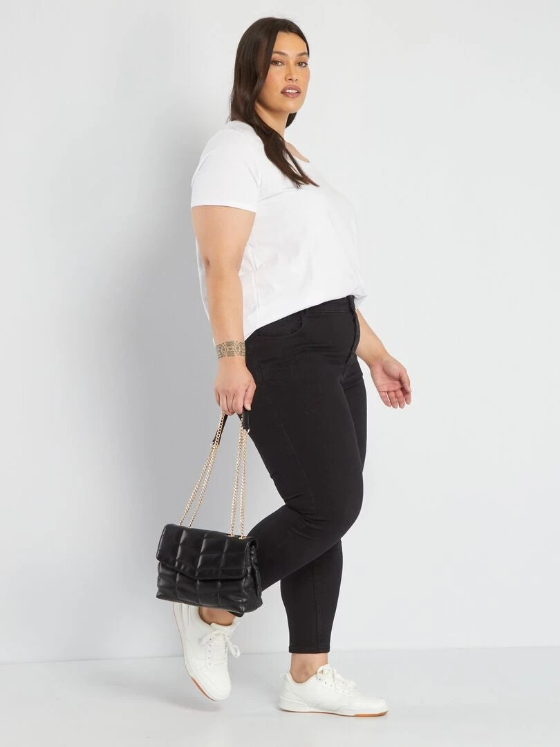 Vaquero Skinny De Tiro Alto - L32 - NEGRO 3 Vaquero Skinny De Tiro Alto - L32 - NEGRO