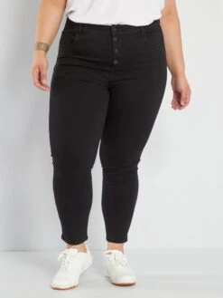 Vaquero Skinny De Tiro Alto - NEGRO_DENI -TrendyModa Ventas vaquero skinny de tiro alto negrodeni acg04 1 frb2