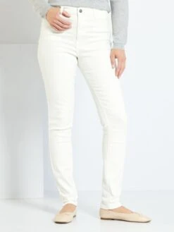 Vaquero Skinny Fit/corte Muy Entallado - BLANCO -TrendyModa Ventas vaquero skinny fitcorte muy entallado blanco zk656 1 frb2