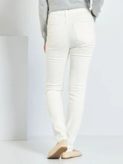 Vaquero Skinny Fit/corte Muy Entallado - BLANCO -TrendyModa Ventas vaquero skinny fitcorte muy entallado blanco zk656 1 frb3