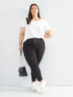 Vaquero Skinny - L34 - NEGRO