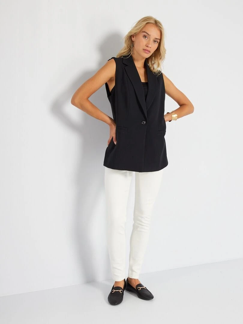 Vaquero Skinny Push-up - L34 - BLANCO 4 Vaquero Skinny Push-up - L34 - BLANCO - Imagen 2