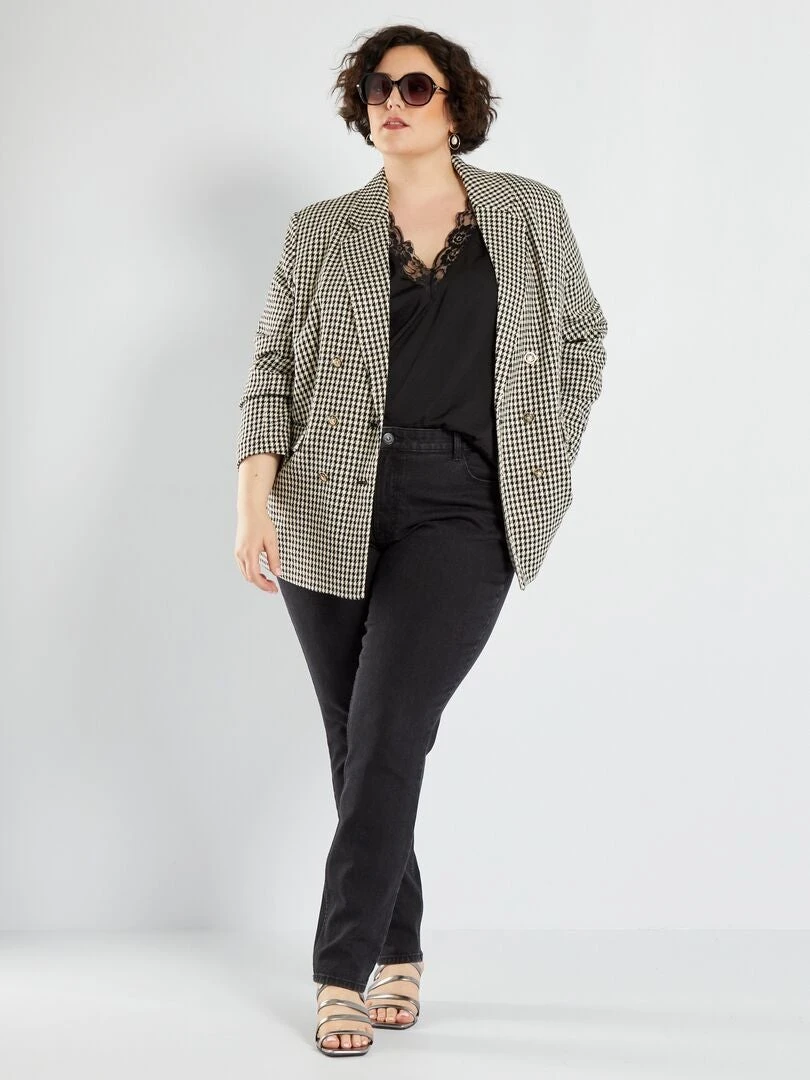 Vaquero Slim De Talle Alto - L32 - NEGRO 3 Vaquero Slim De Talle Alto - L32 - NEGRO